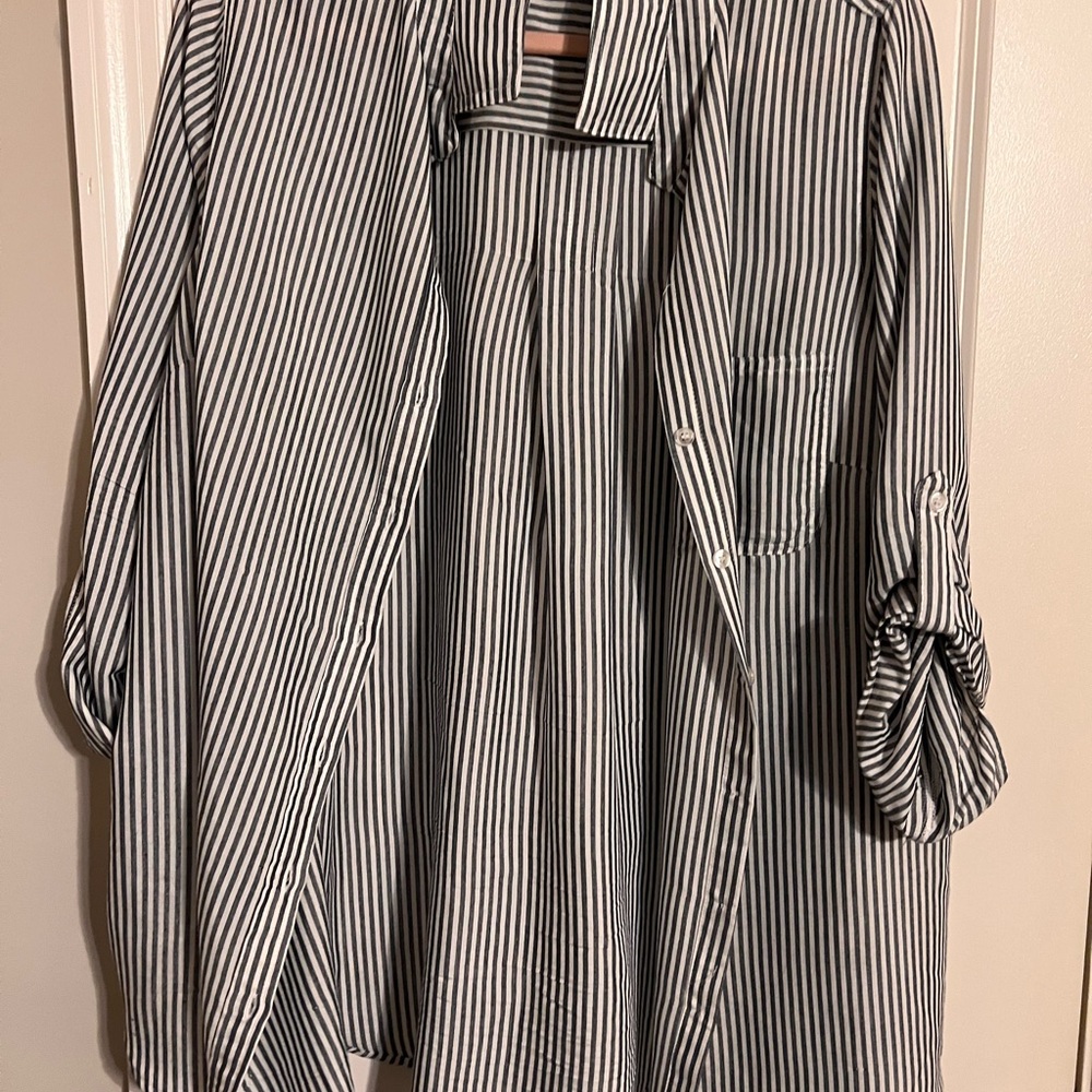 Striped button up - Picture 3 of 3